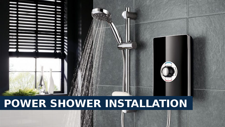 Power shower installation Highbury